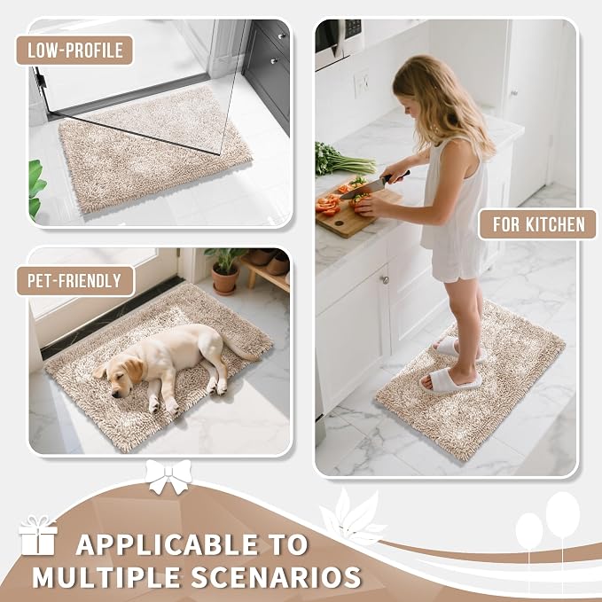 Yimobra Long Bathroom Rugs Runner 60x24 Inch, Extra Thick Soft Absorbent - Image 7