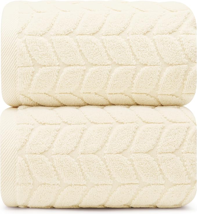 Ultra Soft & Stylish 700 GSM Luxury Bath Sheets | Pack of 2 | Extra Large 35x70 by AlusaHome