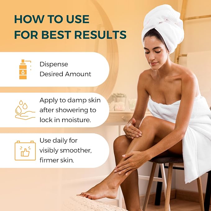 After Shower Body Oil for Women- Hydrating & Firming Natural Moisturizer for - Image 8