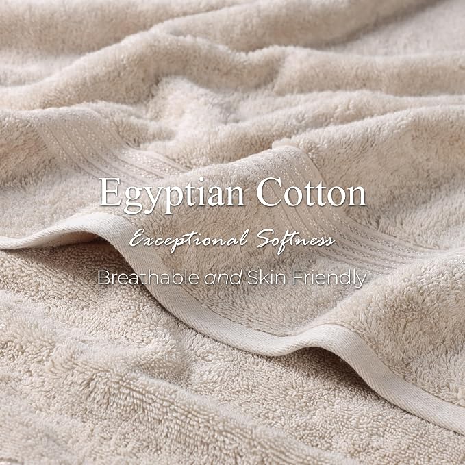 Superior Egyptian Cotton Face Towel/Washcloth Set, Small Towels - Image 5
