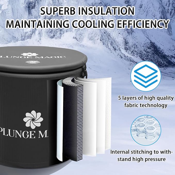 Cold Plunge Tub Inflatable Ice Bath Tub - Image 3