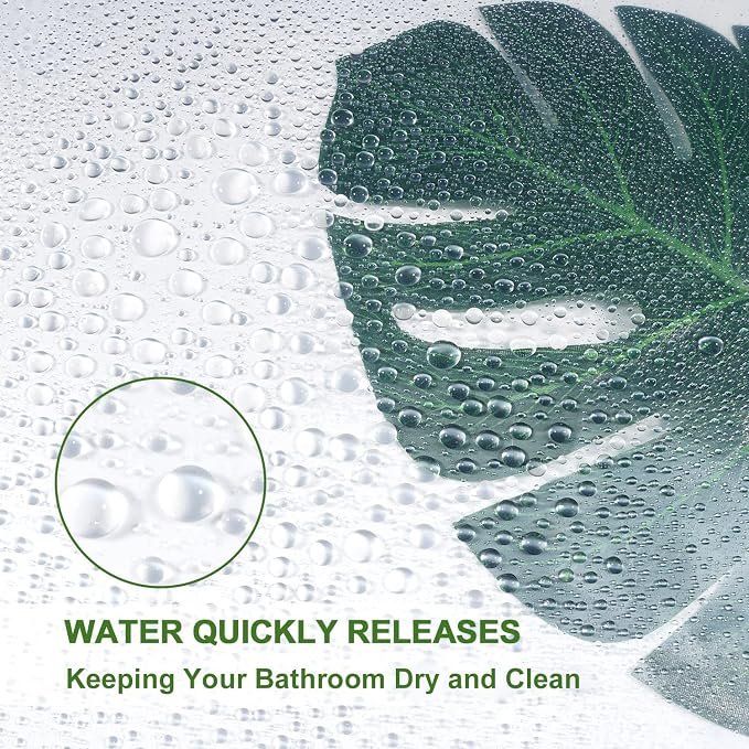 AooHome Clear Shower Curtain Liner -8G EVA Heavy Duty Water Repellent Shower - Image 5