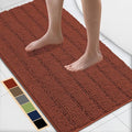 Bcoimo 44"×24" Chenille Bath Mat – Non-Slip by Bcoimo