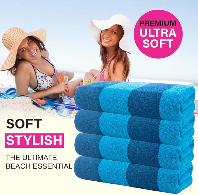 CASA COPENHAGEN Malibu Beach Towels Designed in Denmark Rough and Tough - Image 4