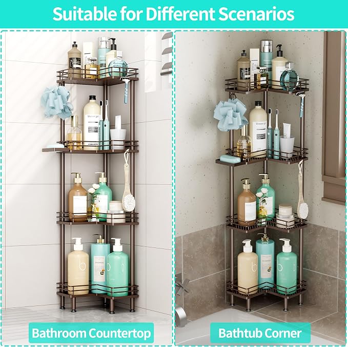 HapiRm Corner Shower Caddy Organizer - Image 4