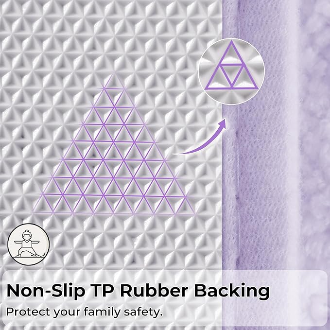 GRANNY SAYS Bathroom Rugs Sets 3 Piece, Soft Absorbent Microfiber Bath Mats - Image 4