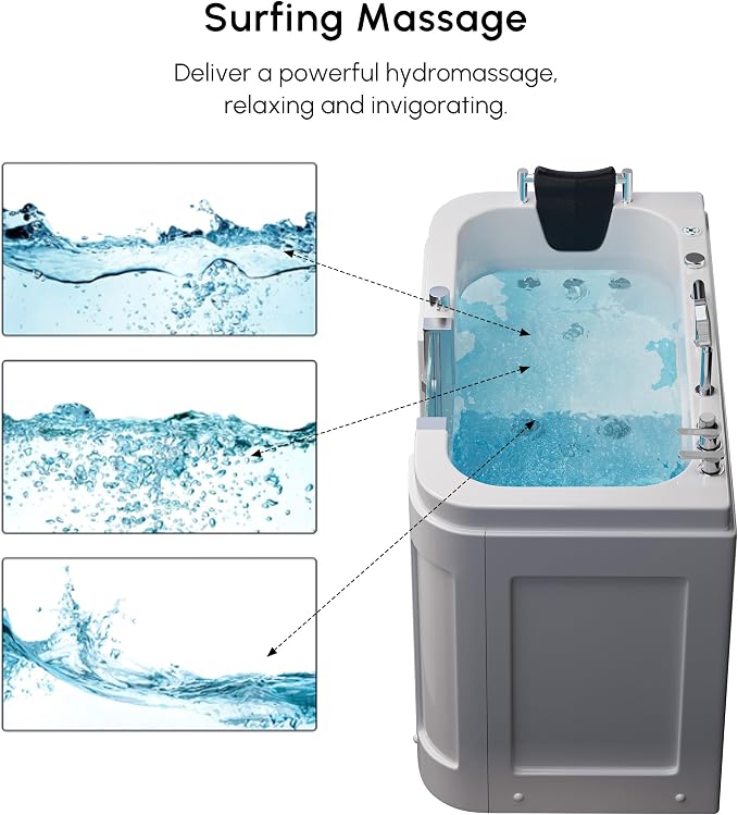 Homary Walk-In Bathtub for Seniors - Image 2