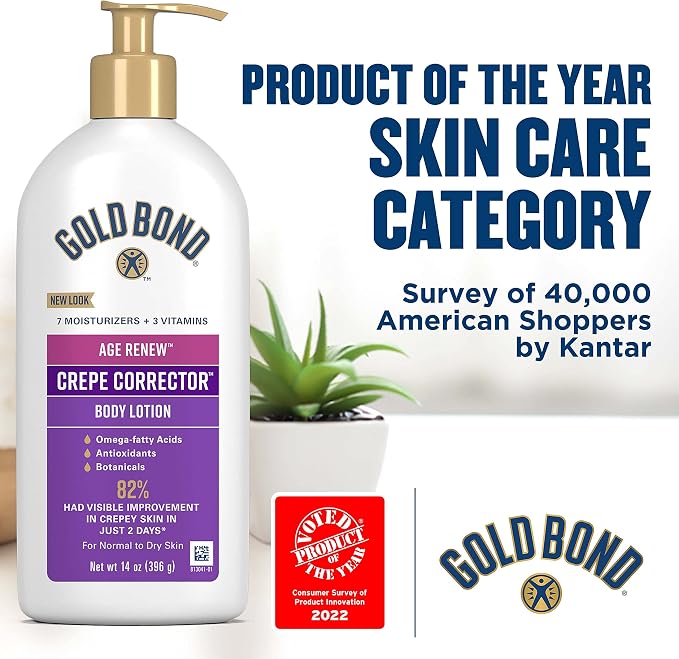 Gold Bond Age Renew Crepe Corrector Body Lotion, Replenishing & Smoothing - Image 4