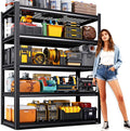 78" H Garage Shelving Heavy Duty Storage Shelves, 5-Tier Adjustable Metal by Unknown