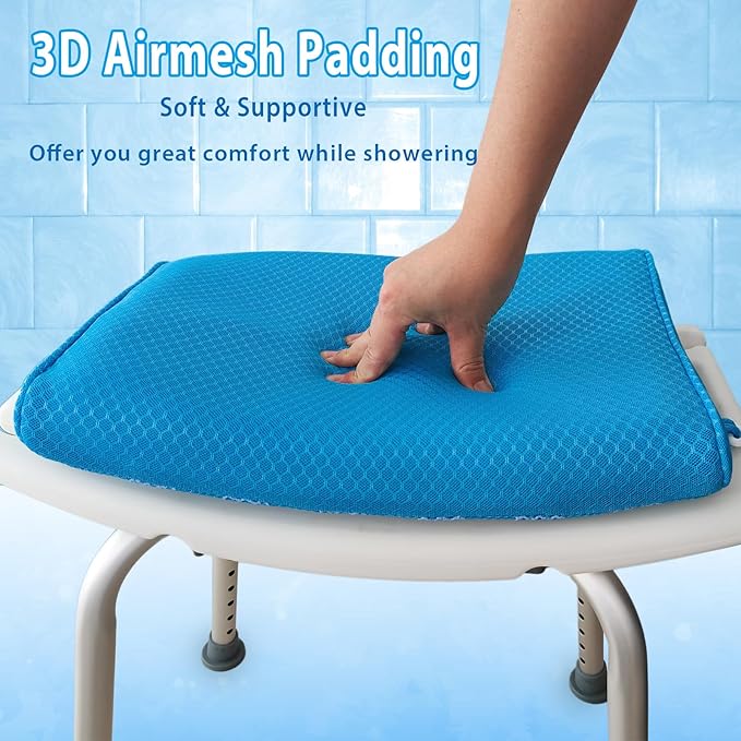 Shower Seat Cushion for Shower Chairs, Transfer Benches in Bathtub, Cushion for - Image 2