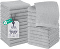 DAN RIVER 24 Pack Wash Cloths for Showering by DanRiver