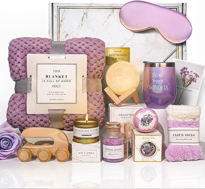 Gift Baskets for Women, Think of You, self care gifts, care package, relaxation by Unknown
