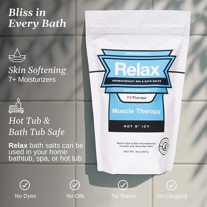Relax Spa & Bath, Epsom & Dead Sea Salts, Aromatherapy Bath Salts - Image 3