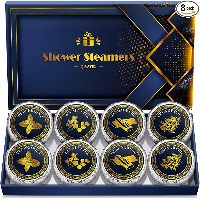 Shower Steamers Aromatherapy, Birthday Gifts by Qivatex