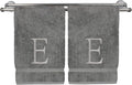 Monogrammed Hand Towel, Personalized Initial Gift, Extra Absorbent 100% Turkish by BareCotton