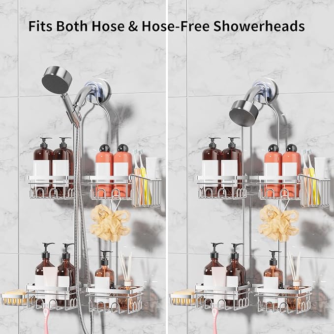 Shower Caddy Hanging with Door Hook - Image 6