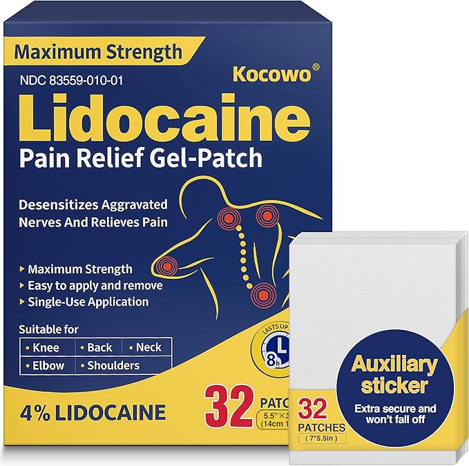 4% Lidocaine Maximum Strength Pain Relief Gel Patches by Unknown