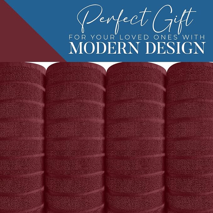 DAN RIVER Pack of 2 Bath Sheet 35x70 Inches, Ribbed Jumbo Bath Towels, Soft and - Image 6