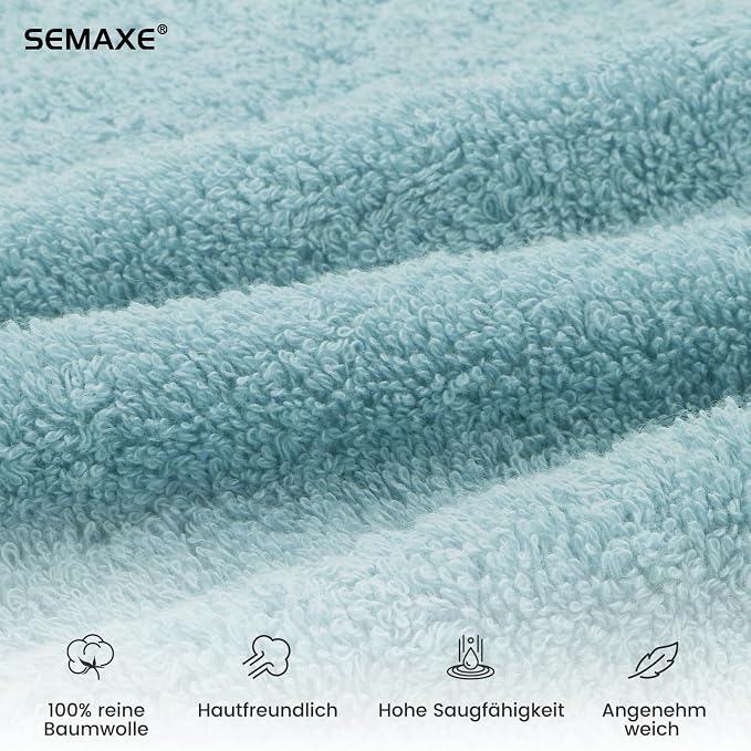 SEMAXE 12 Pack Hand Towels for Bathroom, 100% Cotton Towels - Image 4