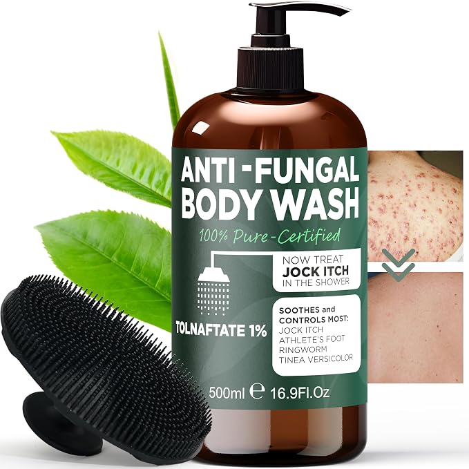 Antifungal Body Wash with Tea Tree Oil | Antibacterial Soap by TerramedJustThinkComfort