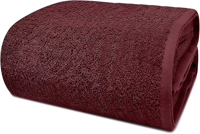 DAN RIVER Pack of 1 Bath Sheet 40x80 Inches, Jumbo Bath Towels, Soft and by DanRiver