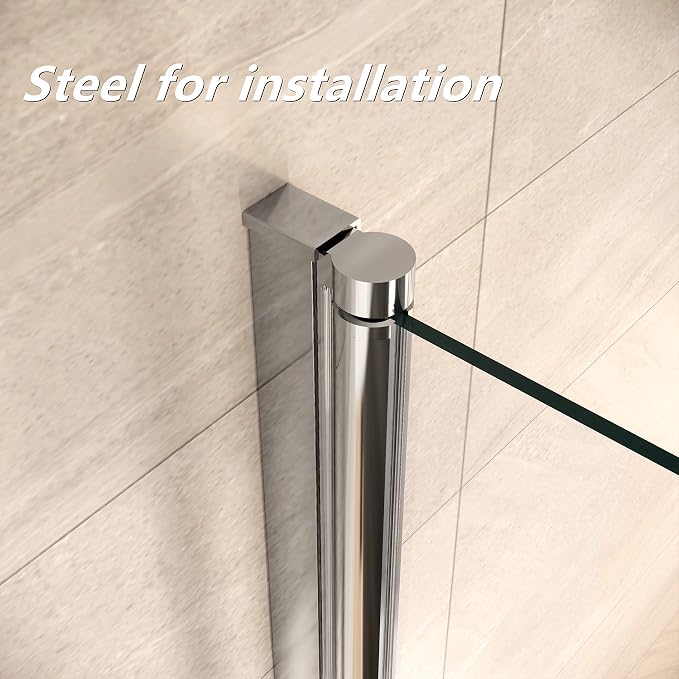 Shower Door Swing Bathtub Screen, 30 *W x 55*H in Bathtub Shower, Bathroom Door - Image 6