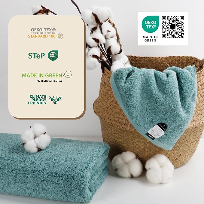 SEMAXE 4-Pack Luxury Bath Towels - Image 9