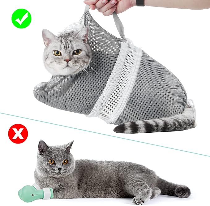 Cat Bag for Bathing 8 PCS Set - Image 5