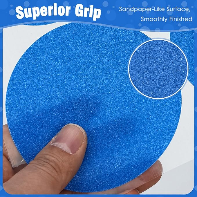 S&X 24 Pcs Non Slip Shower Stickers, High Traction Bathtub Dots, Durable Grit - Image 2