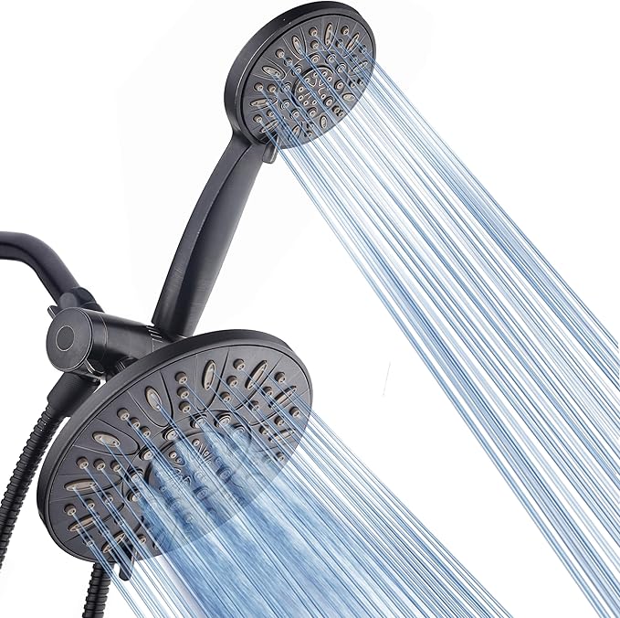 AquaDance 7" Premium High Pressure 3-Way Rainfall Combo by AquaDance