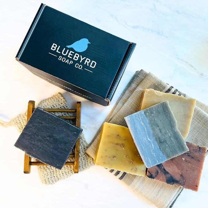 BLUEBYRD Soap - Men's Variety Pack Bourbon Soap Bars | Natural Skin Care - Image 2