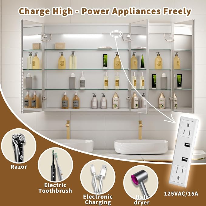 Smart Lighted Medicine Cabinet - Image 7