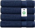 Delara Organic Cotton Luxuriously Plush Bath Towel Pack of 4 | GOTS & OEKO-TEX by Delara