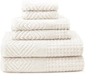 Texere 100% Organic Cotton Jacquard 650 GSM Premium Bath Towel Set by TexereSilk