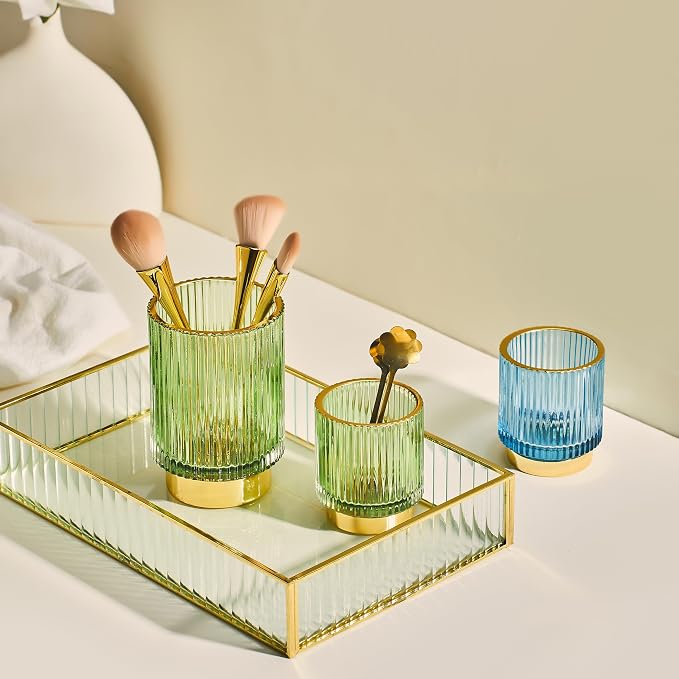 Makeup Brush Holder Organizer, Toothbrush Holders, Desk Pen Pencil Holder - Image 7
