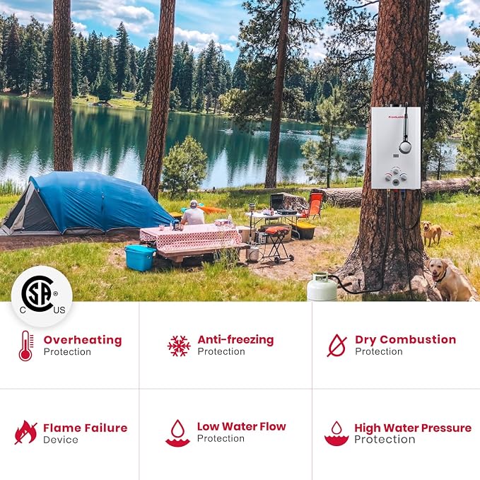 GASLAND 2.64 GPM Propane Tankless Water Heater - Image 5