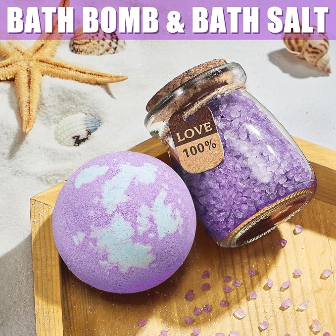 Birthday Gifts for Women Friendship, Lavender Relaxing Spa Gifts Basket for - Image 6