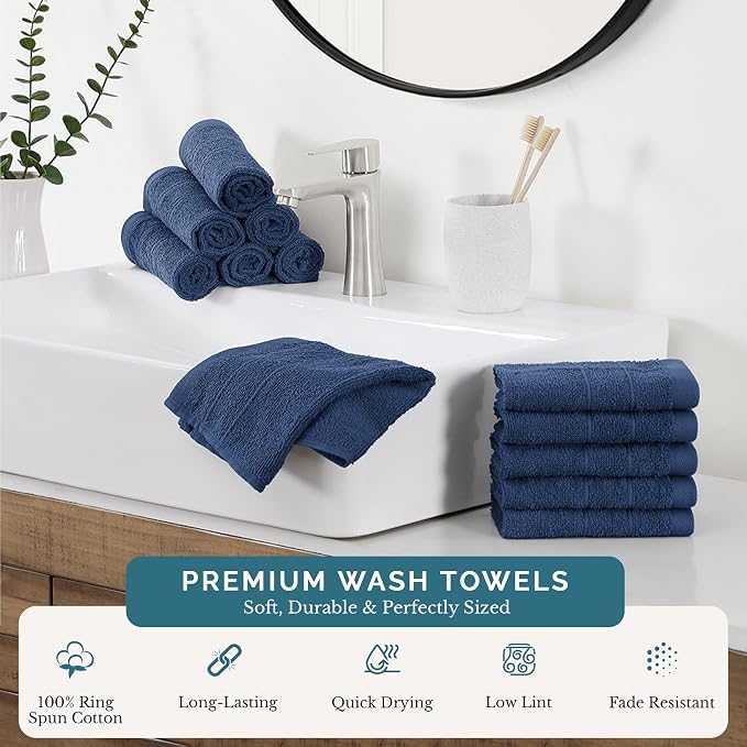 Casa Platino Washcloths Pack of 12 - Image 2