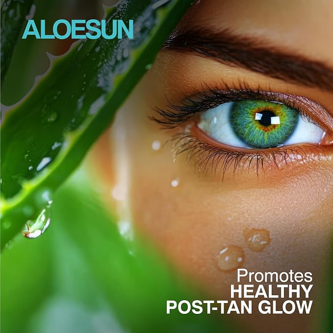 ALOESUN After Sun Face and Body Spray | Non Sticky Organic Aloe Vera - Image 2