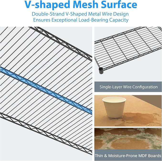 Homdox Heavy Duty Metal Shelves - Image 8
