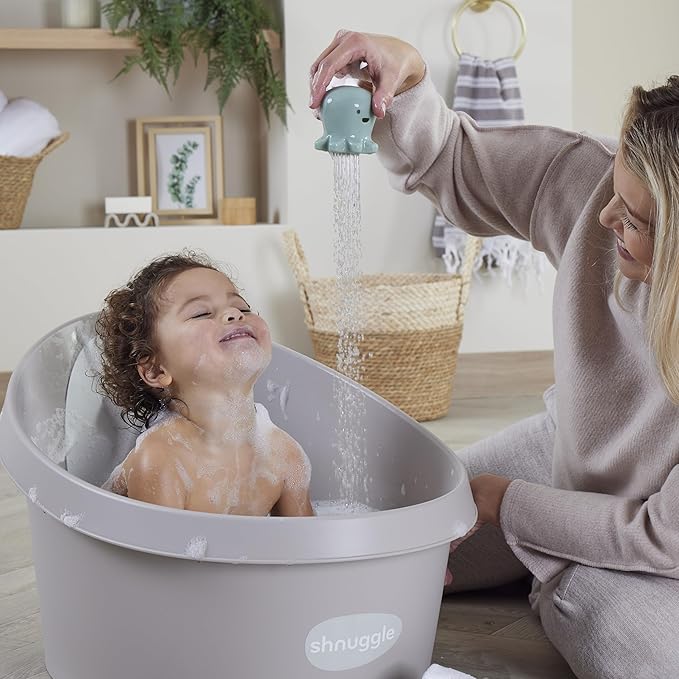 Toddler Bath Tub | Larger Bath for Bigger Kids at Bathtime | Includes Warm and - Image 5