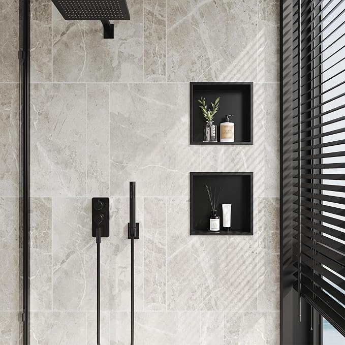 Neodrain Shower Niche Insert Tile Ready Recessed Bathroom Cabinet, Waterproof - Image 2