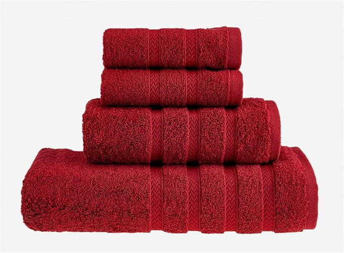 HALLEY Turkish Towels Set 650 GSM Highly Absorbent Super Soft 100% Cotton by HALLEY-TurkishCottonTowels
