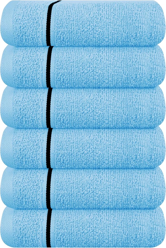 MyOwn Ultra Soft Cotton 6 -Piece Hand Towel Set 16x24 Inch, Spa & General by Unknown