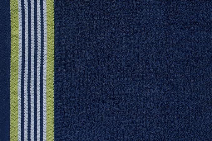 CASA COPENHAGEN He & She 2 Pieces Large Bath Sheet Set- Violet Indigo + Teal - Image 6