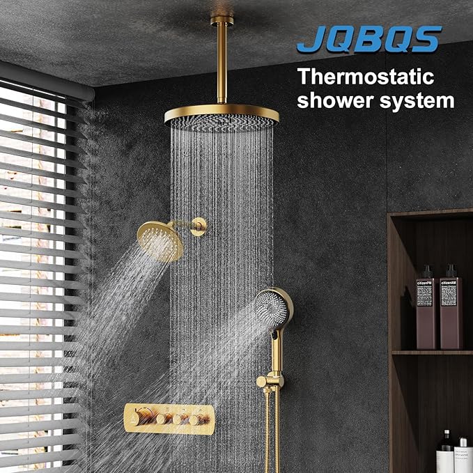 Shower System Brass Thermostatic Shower Faucet Set - Image 2