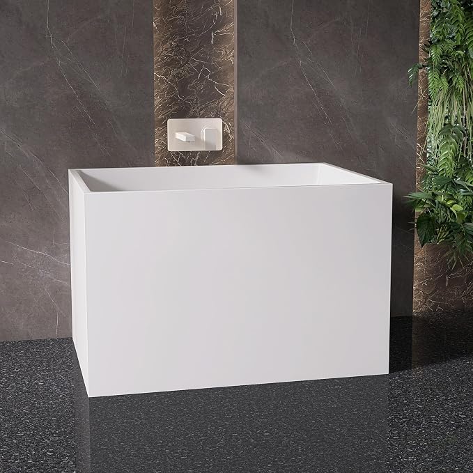 39" Acrylic Freestanding Bathtubs, Stand Alone Tub, Japanese Soaking Tub - Image 3