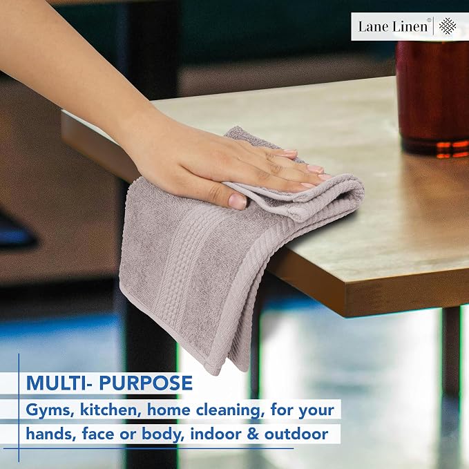 LANE LINEN Hand Towel Set of 6 PC - Image 4