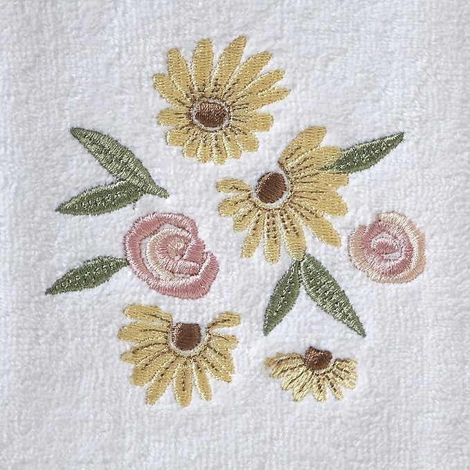 SKL Home by Saturday Knight Ltd. Tossed Flowers Hand Towel - Image 2
