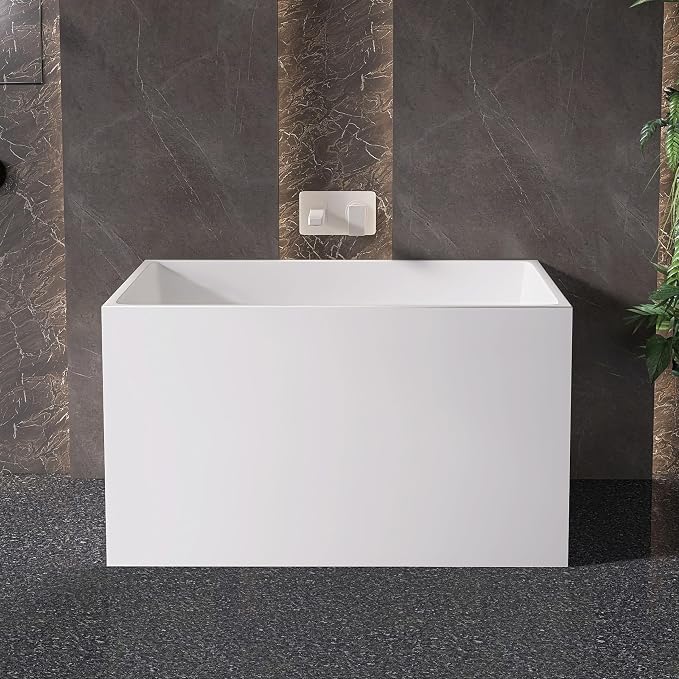 43" Acrylic Freestanding Bathtubs, Stand Alone Tub, Japanese Soaking Tub - Image 3